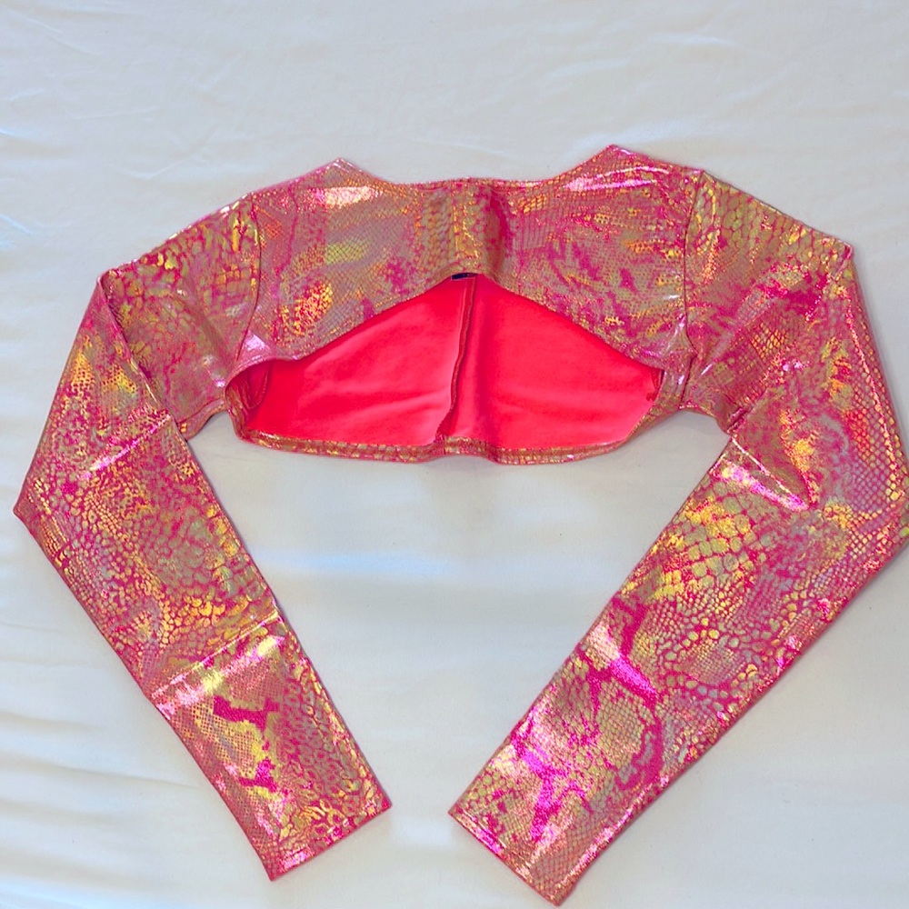 Freedom Rave Wear snake skin sleeves US Small/Med